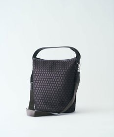 MIYABIYA LAQUOH【撥水加工】篭目柄エンボスボンディング バケツ型2WAYショルダー