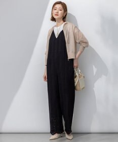 23区 【洗える】シャイニーシアー ニット パーカー