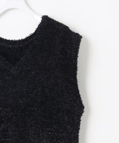 ANY SIS L 【洗える】フラワープリントワンピース × ニットベスト セット