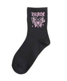 WEGO バタフライデザインソックス