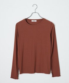 WEGO ソフトタッチクルーネックロンT