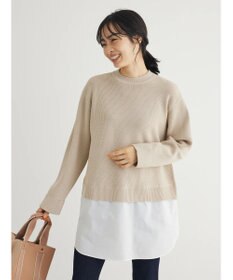 Green Parks ニットドッキングチュニック