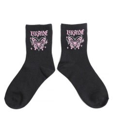 WEGO バタフライデザインソックス