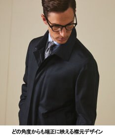 GOTAIRIKU 【Zegna/ゼニア】TROFEOラミネートロング ステンカラーコート