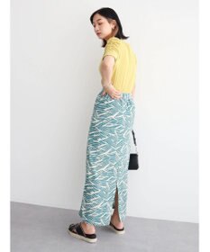 Green Parks リブ肩デザイン５分袖プルオーバー