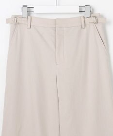 J.PRESS LADIES S 【人気素材】セルロースリネンストレッチ セミワイド パンツ