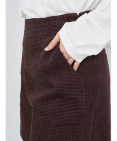 earth music&ecology ワッフルコーデュロイショートパンツ