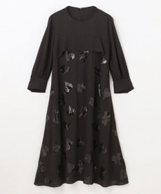 GRACE CONTINENTAL ハートスパンコールワンピース