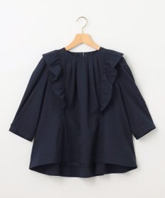 組曲 【WEB限定】ナチュラルローン ペプラムブラウス