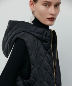 BEIGE， 【S-size】RENARD / フーデッドジレ