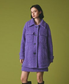 GRACE CONTINENTAL リングウールショートコート