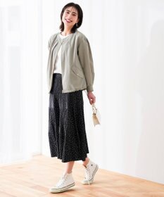 ANY SIS プリーツ切替 スカート