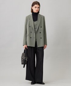 ICB ウール2WAYストレッチ ダブルブレストジャケット