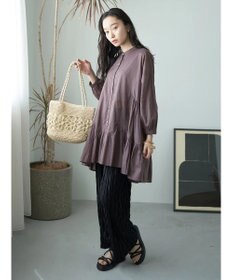 earth music&ecology リラックスセルフカットパンツ