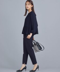 組曲 S 【WEB限定】ジョーゼットシフォンプリーツ ブラウス