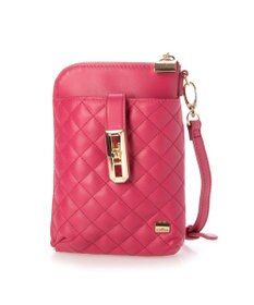 LA BAGAGERIE シープレザー　キルティングスマホショルダー