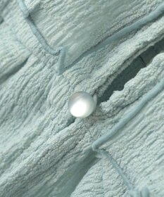 earth music&ecology 【予約】ラッフルカラーカットブラウス