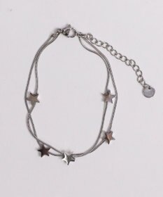 WEGO Lステンレスモチーフ2連ブレス