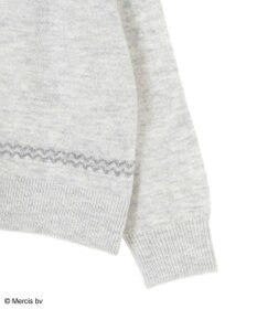 Green Parks Ｍｉｆｆｙ／求心柄ジャガードニットプルオーバ