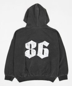 WEGO グラフィックバルーンクロップドプルパーカー