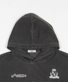 WEGO グラフィックバルーンクロップドプルパーカー