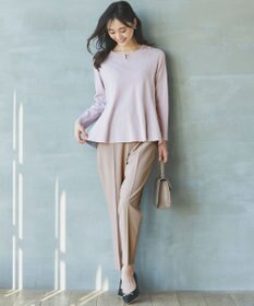 ANY SIS 【WEB・一部店舗限定】ペプラム ニット