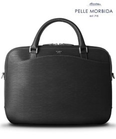 GOTAIRIKU 日本製【PELLE MORBIDA】型押しレザー ブリーフバッグ