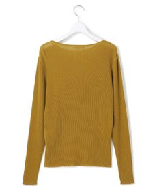 23区 S 【SLOW/一部店舗限定】シアーリブ ボートネックニット