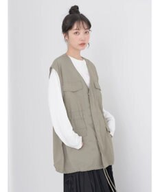 earth music&ecology ドロストコードジレ