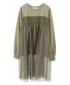 Green Parks メッシュドッキングレイヤーチュニック