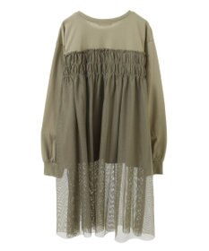 Green Parks メッシュドッキングレイヤーチュニック
