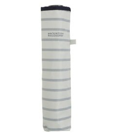 MOONBAT 【大きめ】マッキントッシュ フィロソフィー 晴雨兼用日傘 折りたたみ傘 ボーダー／遮光 遮熱 UV