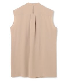 BEIGE， 【洗える】FLEUR / フロントボタンノースリーブブラウス