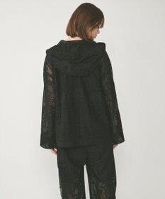 GRACE CONTINENTAL キカレースフード付トップ