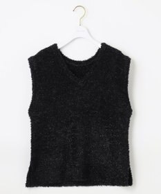 ANY SIS L 【洗える】フラワープリントワンピース × ニットベスト セット