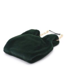 23区 フェイクファー チェーン バッグ