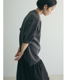 Green Parks ａ．異素材切り替えバルーンワンピース