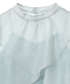 earth music&ecology SET2点シアーブラウス＋3Dレースワンピース