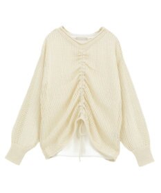 Green Parks ＳＥＴ２点２ｗａｙシャーリングニット＋インナー