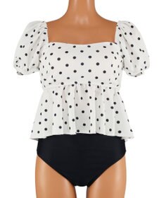 San-ai Resort（三愛水着楽園） パフスリーブノンワイヤービキニ　9M　【San-ai Resort（サンアイリゾート）】