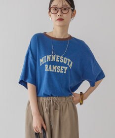 AMERICAN HOLIC ロゴ入りヴィンテージ半袖プルオーバー