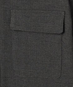 自由区 L 【17号サイズまで展開】ライトブッチャーノーカラー ブルゾン