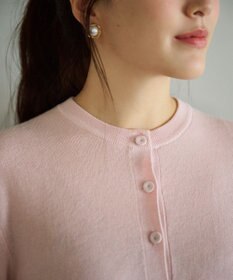 #Newans 【カシミヤ混】コンパクトニットカーディガン