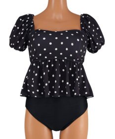 San-ai Resort（三愛水着楽園） パフスリーブノンワイヤービキニ　9M　【San-ai Resort（サンアイリゾート）】