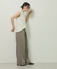 Green Parks フェザーヤーンニットベスト