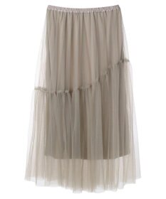 Green Parks ・ＥＬＥＮＣＡＲＥ　ＤＵＥ　チュールティアードスカート