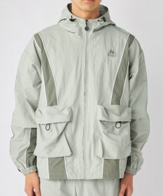 OP／FILA 【Kappa】オーバーシルエット バンダナイロントラックジャケット