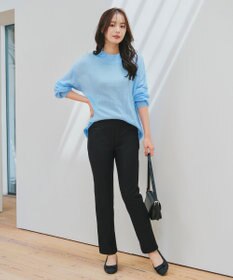 Tiaclasse 【安田美沙子さん着用・新色追加・日本製】すふれ起毛ストレートパンツ