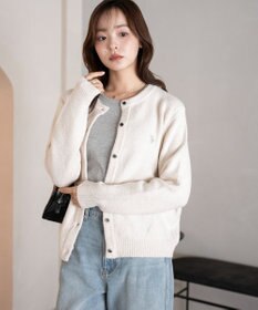 WEGO 【WEB限定/25年秋冬新作】別注USPOLO微起毛カーデ