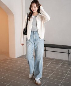 WEGO 【WEB限定/25年秋冬新作】別注USPOLO微起毛カーデ